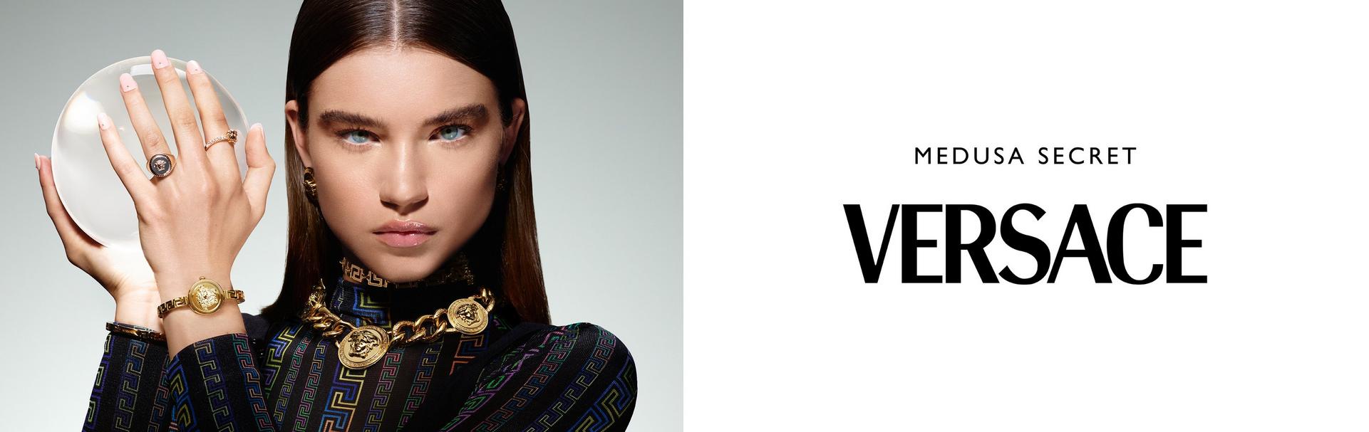 Shop beautiful Versace watches online at Ernest Jones.